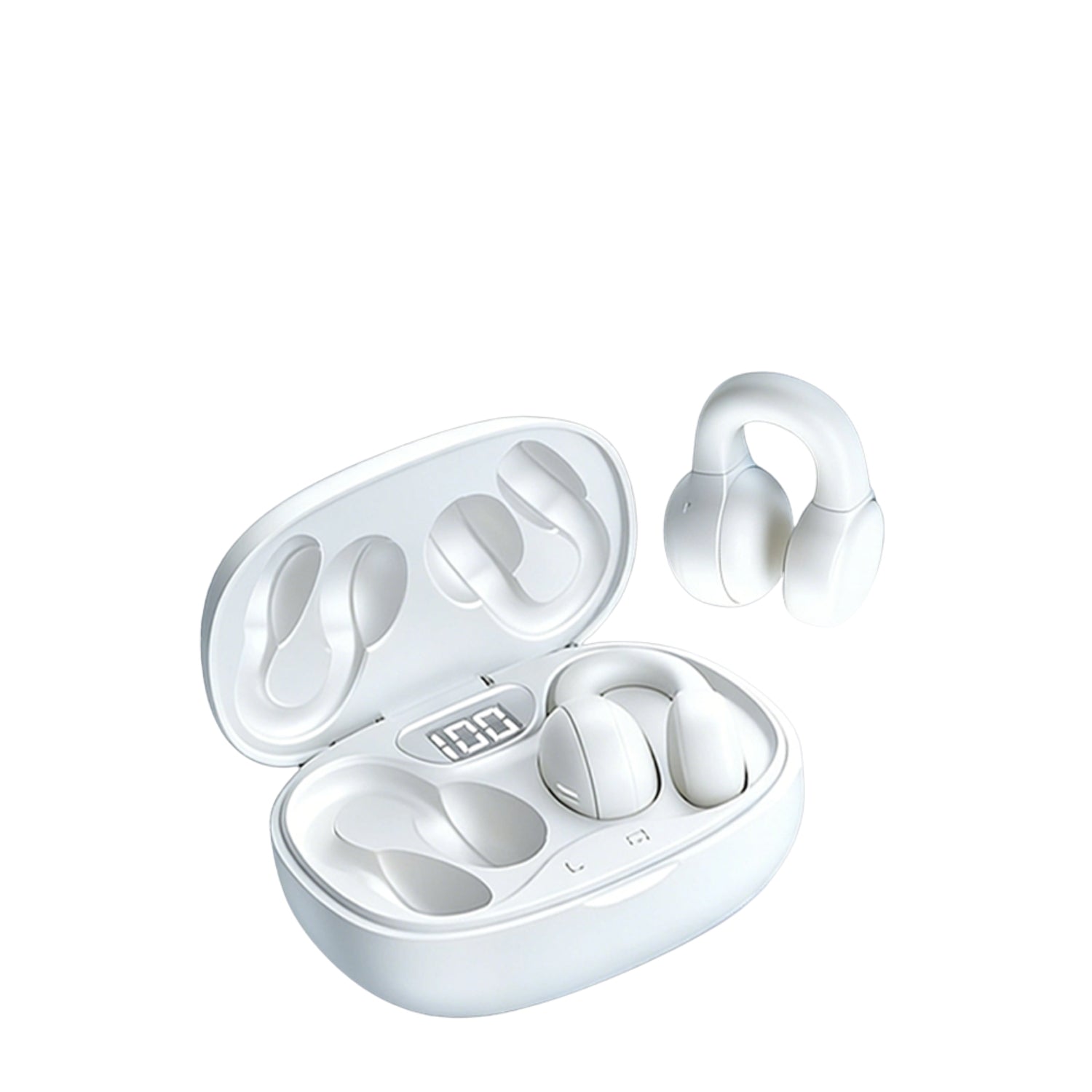 AIR Active 3.0 White Sport Earbuds (Open Ear True Wireless Headphones) - Friendie Pty Ltd
