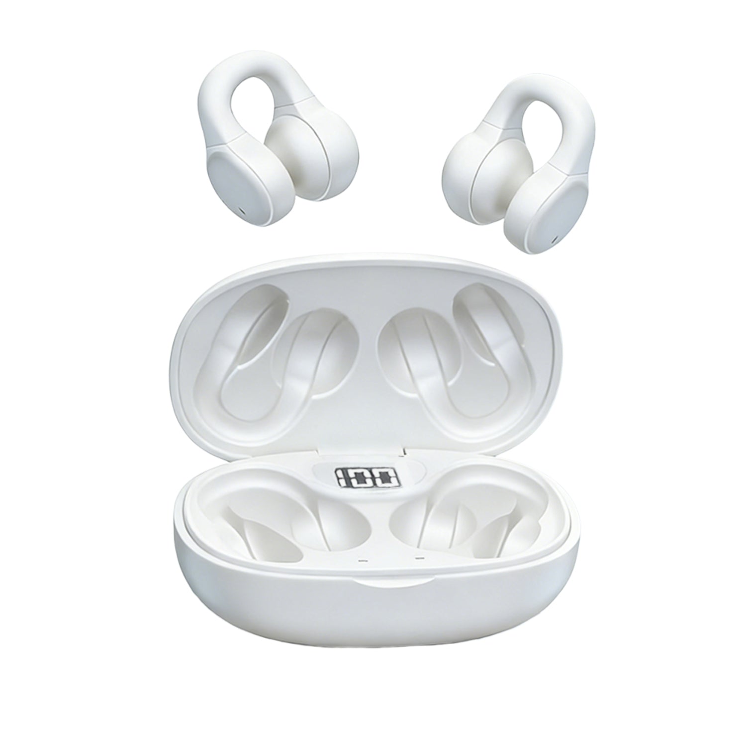 AIR Active 3.0 White Sport Earbuds (Open Ear True Wireless Headphones) - Friendie Pty Ltd