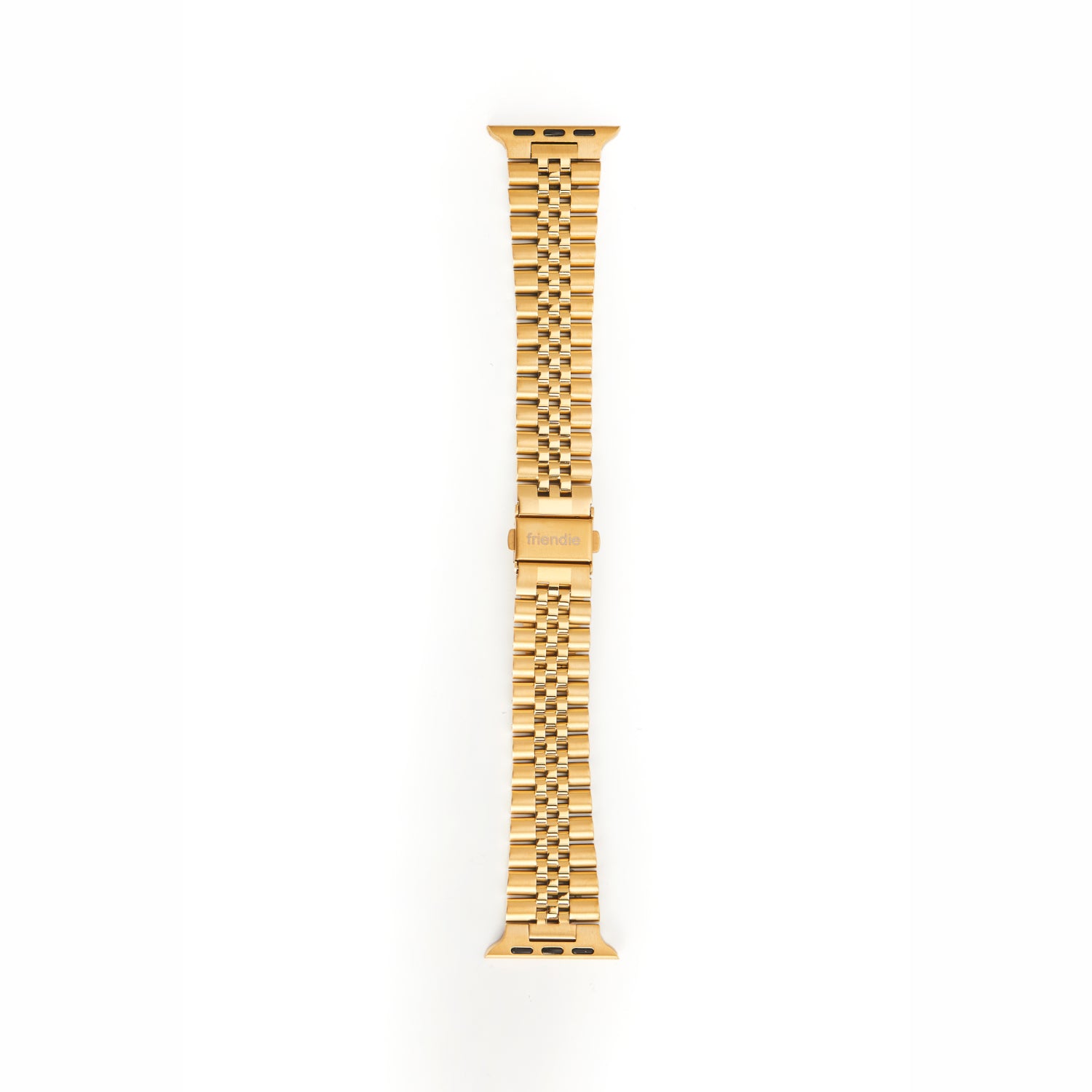 Stainless Steel Link Bracelet Band - The Perth in Gold - Compatible with Apple Watch Size 38mm to 41mm - Friendie Pty Ltd