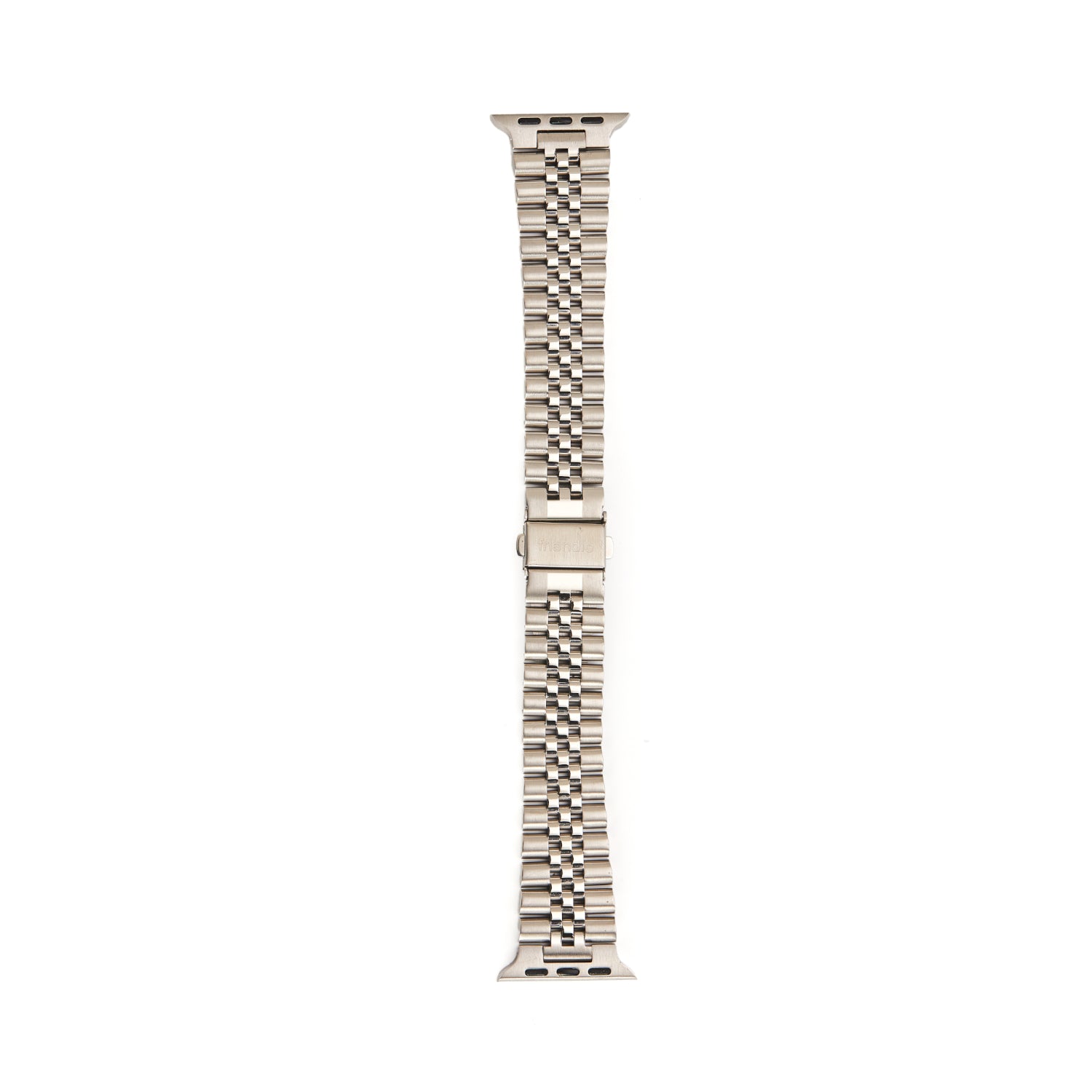 Stainless Steel Link Bracelet Band - The Perth in Silver - Compatible with Apple Watch Size 38mm to 41mm - Friendie Pty Ltd