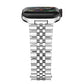 Stainless Steel Link Bracelet Band - The Perth in Silver - Compatible with Apple Watch Size 38mm to 41mm - Friendie Pty Ltd