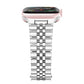 Stainless Steel Link Bracelet Band - The Perth in Silver - Compatible with Apple Watch Size 38mm to 41mm - Friendie Pty Ltd