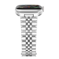 Stainless Steel Link Bracelet Band - The Perth in Silver - Compatible with Apple Watch Size 38mm to 41mm - Friendie Pty Ltd