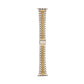 Stainless Steel Link Bracelet Band - The Perth in Silver and Gold - Compatible with Apple Watch Size 42mm to 45mm - Friendie Pty Ltd