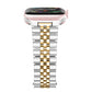 Stainless Steel Link Bracelet Band - The Perth in Silver and Gold - Compatible with Apple Watch Size 38mm to 41mm - Friendie Pty Ltd