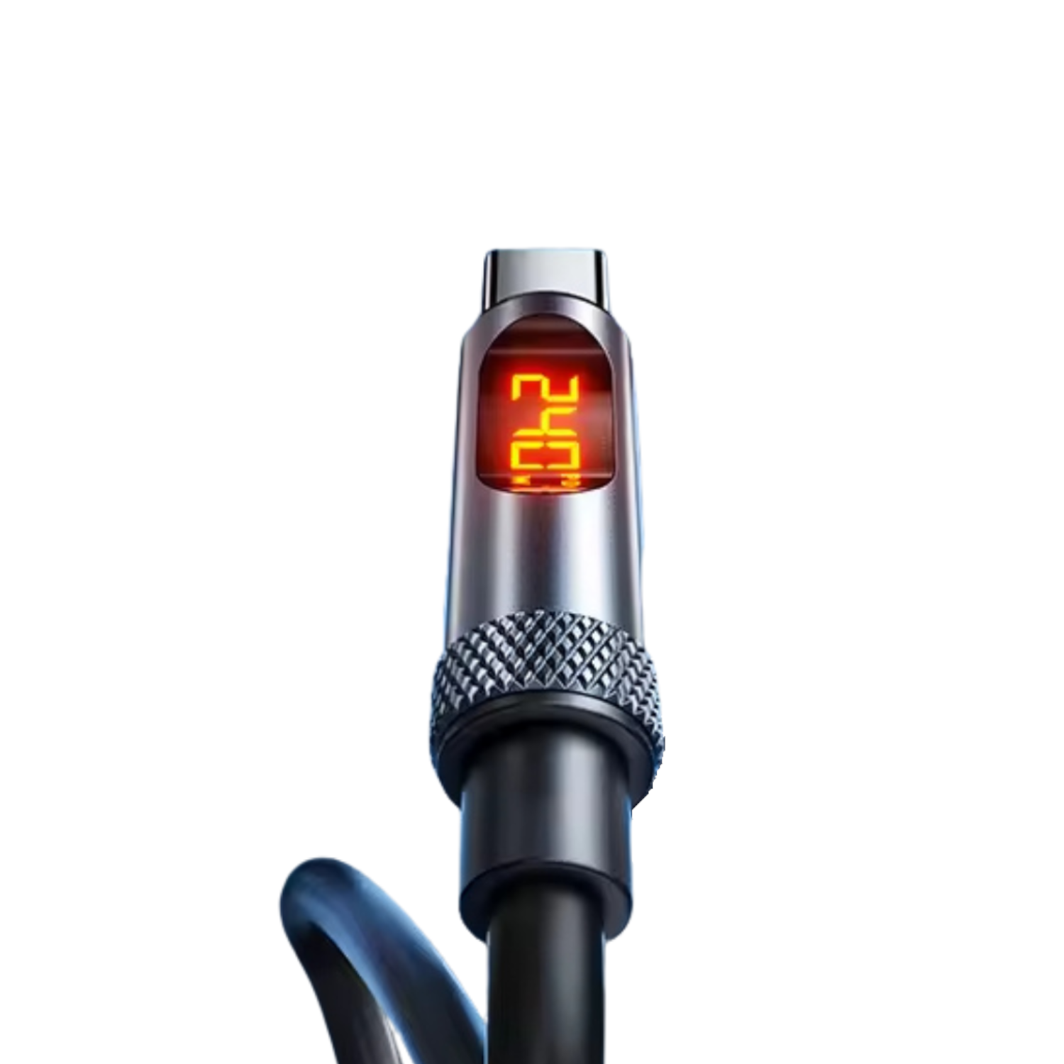 Studio USB-C 2.0m Fast Charging Cable – 240W, LED Display, PD3.1 - Friendie Pty Ltd