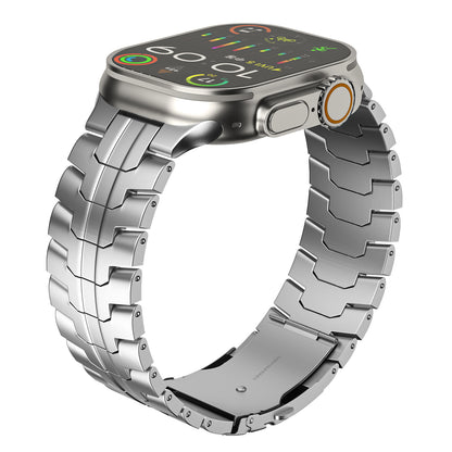 Stainless Steel Link Bracelet Band (Ultra) – The Darwin Ultra in Stainless Steel – Compatible with Apple Watch Ultra (Friendie size Large) - Friendie Pty Ltd