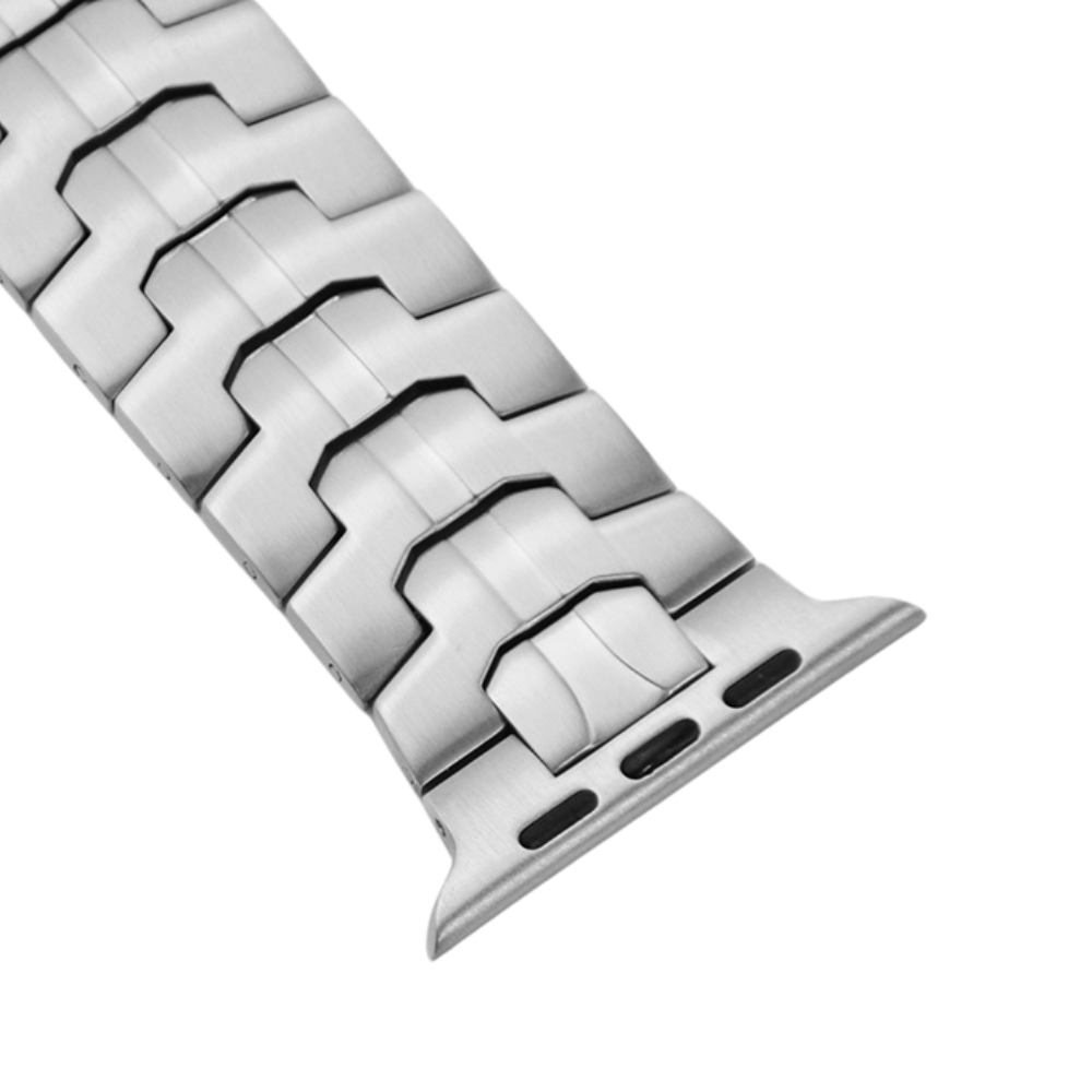 Stainless Steel Link Bracelet Band (Ultra) – The Darwin Ultra in Stainless Steel – Compatible with Apple Watch Ultra (Friendie size Large) - Friendie Pty Ltd