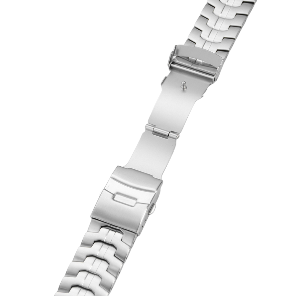 Stainless Steel Link Bracelet Band (Ultra) – The Darwin Ultra in Stainless Steel – Compatible with Apple Watch Ultra (Friendie size Large) - Friendie Pty Ltd