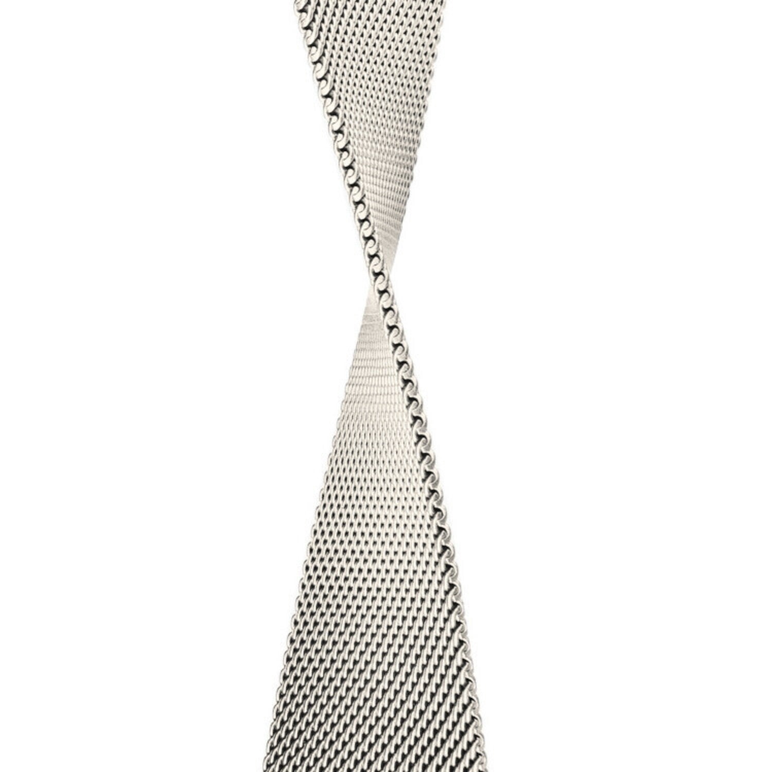 Stainless Steel Link Woven Mesh Infinite Loop Band - The Melbourne in Starlight - Compatible with Apple Watch Size 38mm to 41mm - Friendie Pty Ltd