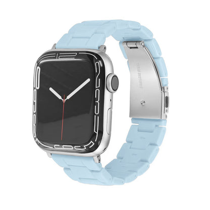 Resin Link Bracelet Band Small - The Sydney Beaches - Bronte (Blue) - Compatible with Apple Watch Size 42mm to 45mm - Friendie Pty Ltd