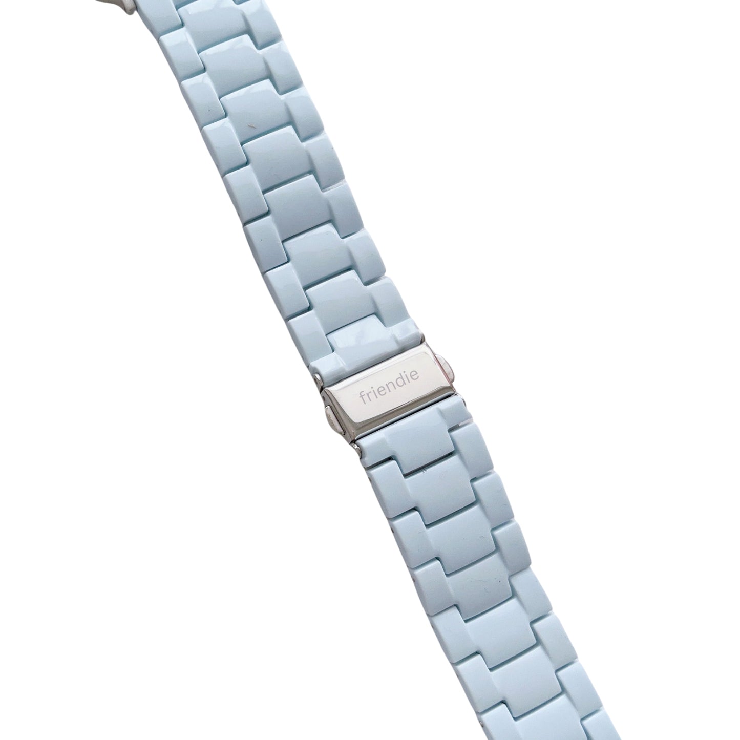 Resin Link Bracelet Band Small - The Sydney Beaches - Bronte (Blue) - Compatible with Apple Watch Size 42mm to 45mm - Friendie Pty Ltd