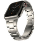 Stainless Steel Link Bracelet Band Small - The Sydney in Titanium - Compatible with Apple Watch Size 38mm to 41mm - Friendie Pty Ltd