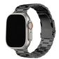 Stainless Steel Link Bracelet Band (Ultra) – The Sydney Ultra in Black – Compatible with Apple Watch Ultra (Friendie size Large) - Friendie Pty Ltd