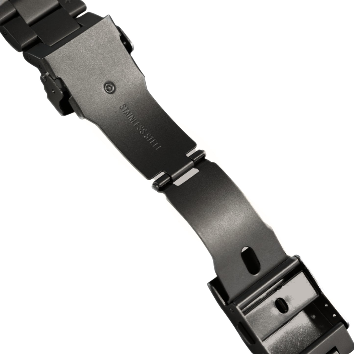 Stainless Steel Link Bracelet Band (Ultra) – The Sydney Ultra in Black – Compatible with Apple Watch Ultra (Friendie size Large) - Friendie Pty Ltd