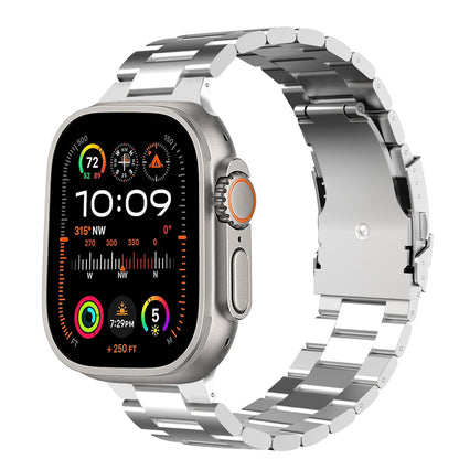 Stainless Steel Link Bracelet Band (Ultra) – The Sydney Ultra in Silver – Compatible with Apple Watch Ultra (Friendie size Large) - Friendie Pty Ltd