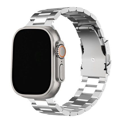 Stainless Steel Link Bracelet Band (Ultra) – The Sydney Ultra in Silver – Compatible with Apple Watch Ultra (Friendie size Large) - Friendie Pty Ltd