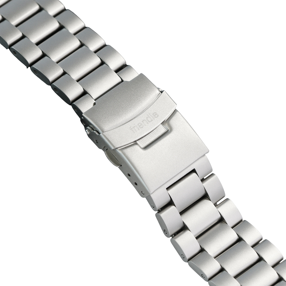 Stainless Steel Link Bracelet Band (Ultra) – The Sydney Ultra in Silver – Compatible with Apple Watch Ultra (Friendie size Large) - Friendie Pty Ltd