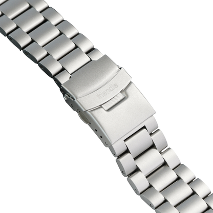 Stainless Steel Link Bracelet Band (Ultra) – The Sydney Ultra in Silver – Compatible with Apple Watch Ultra (Friendie size Large) - Friendie Pty Ltd