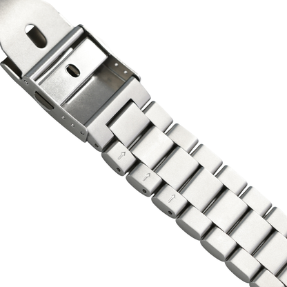 Stainless Steel Link Bracelet Band (Ultra) – The Sydney Ultra in Silver – Compatible with Apple Watch Ultra (Friendie size Large) - Friendie Pty Ltd