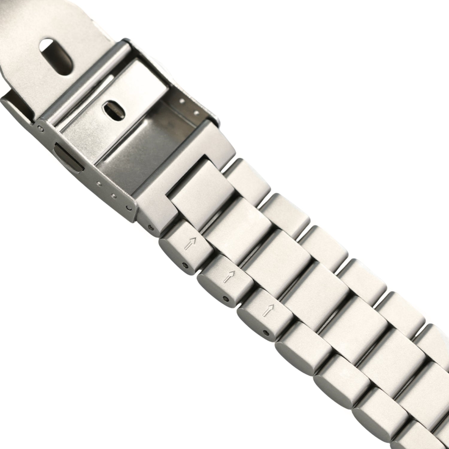 Stainless Steel Link Bracelet Band (Ultra) – The Sydney Ultra in Titanium – Compatible with Apple Watch Ultra (Friendie size Large) - Friendie Pty Ltd