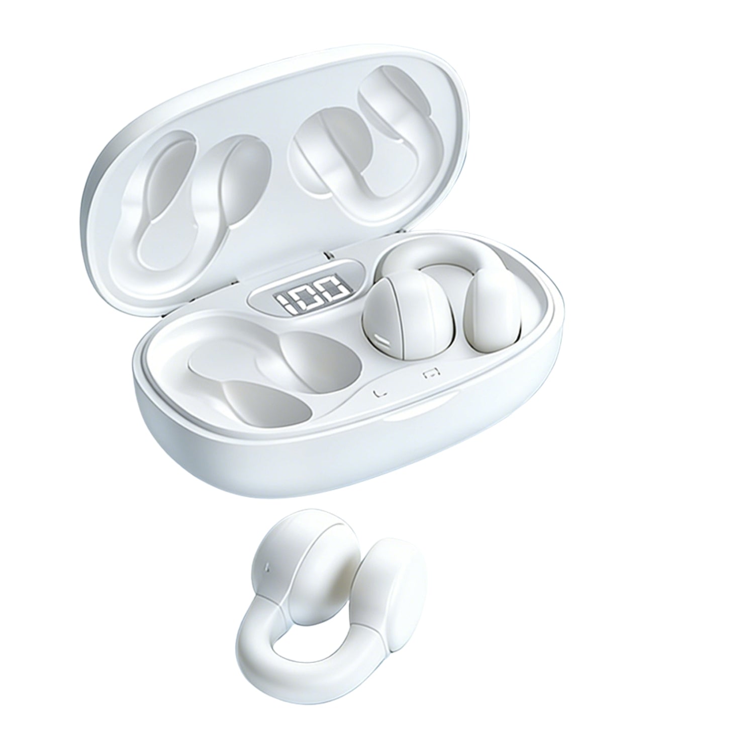 AIR Active 3.0 White Sport Earbuds (Open Ear True Wireless Headphones) - Friendie Pty Ltd