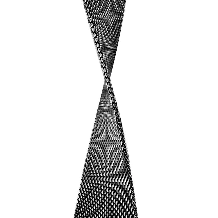 Stainless Steel Link Woven Mesh Infinite Loop Band - The Melbourne - Compatible with Apple Watch - Friendie Pty Ltd