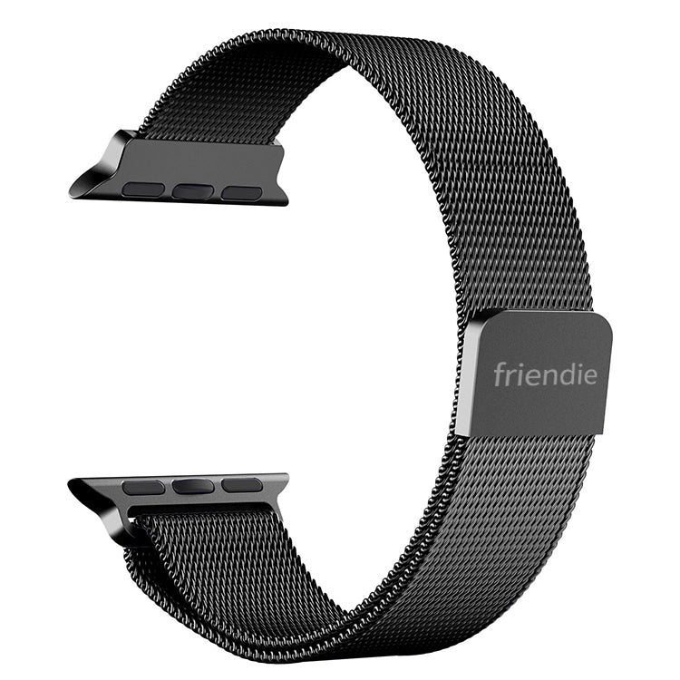 Stainless Steel Link Woven Mesh Infinite Loop Band - The Melbourne - Compatible with Apple Watch - Friendie Pty Ltd