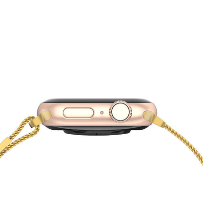 Stainless Steel Link Woven Mesh Infinite Loop Band - The Melbourne - Compatible with Apple Watch - Friendie Pty Ltd