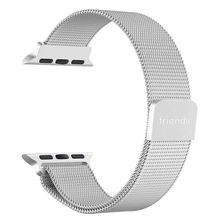 Stainless Steel Link Woven Mesh Infinite Loop Band - The Melbourne - Compatible with Apple Watch - Friendie Pty Ltd